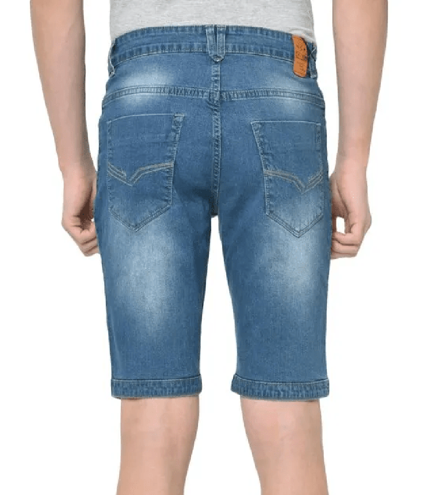 Denim Bermuda Shorts